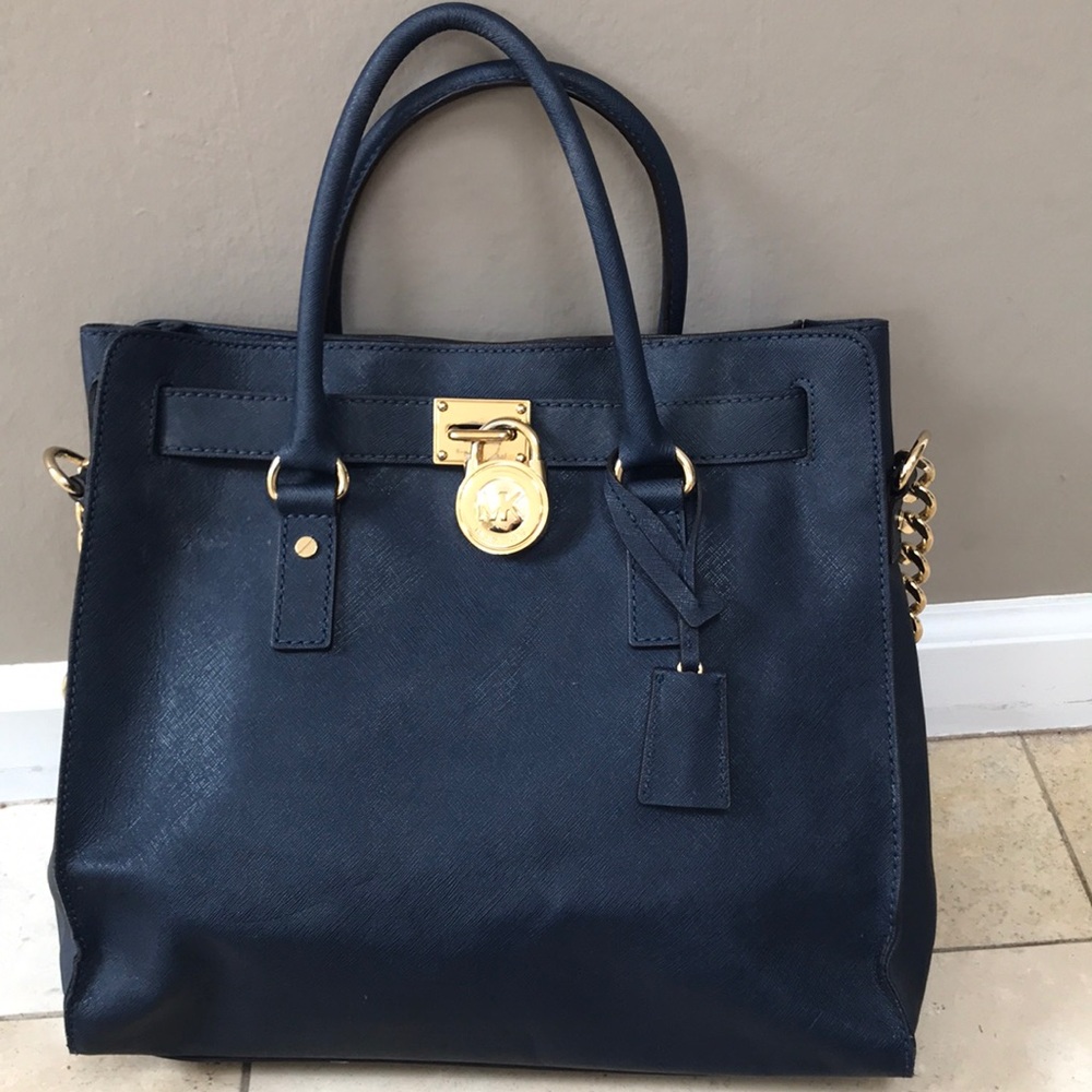 Authentic Michael Kors Navy blue purse